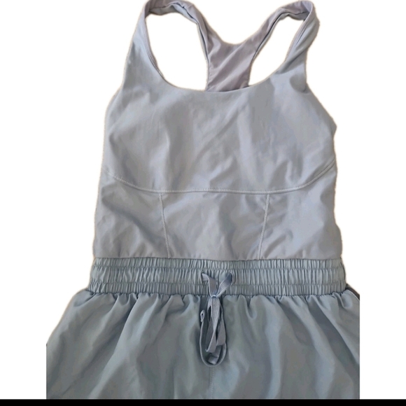 Fabletics Womens Sport Short Romper In Elemental Blue/Deep Navy S - Picture 4 of 10